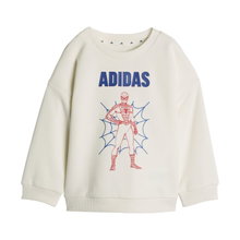 adidas tracksuit Marvel Spider-Man (cotton blend) white/blue toddlers
