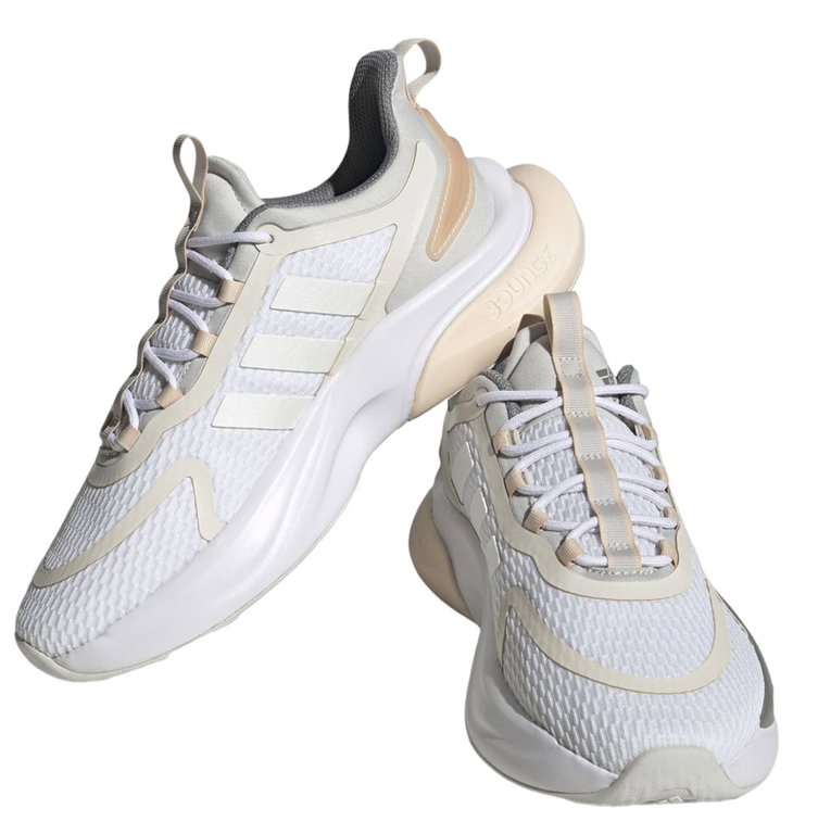 adidas Sneaker Running Shoes Alphabounce+ Sustainable Bounce white/beige/grey Ladies