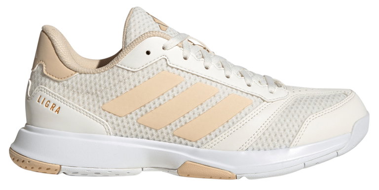 adidas Hallen-Indoorschuhe Ligra 8 weiss/beige Damen