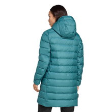 adidas Mantel Terrex Multi Light Down Hooded Parka 2.0 tealblau Damen
