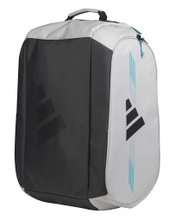 adidas Racketbag Protour 3.4 Bag (Schlägertasche, Schuhfach) silber/blau/schwarz