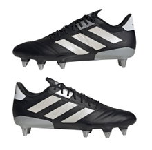 adidas Rugby-Fussballschuhe Kakari RS SG (für weiche Böden) schwarz/silber Herren