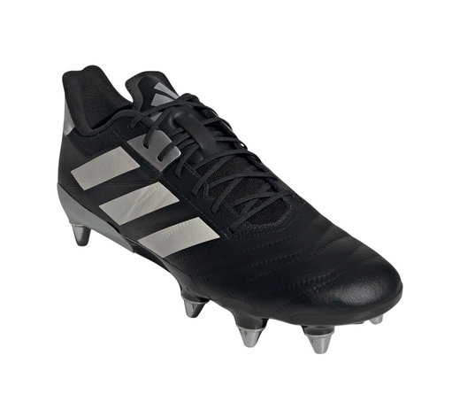 adidas Rugby-Fussballschuhe Kakari RS SG (für weiche Böden) schwarz/silber Herren
