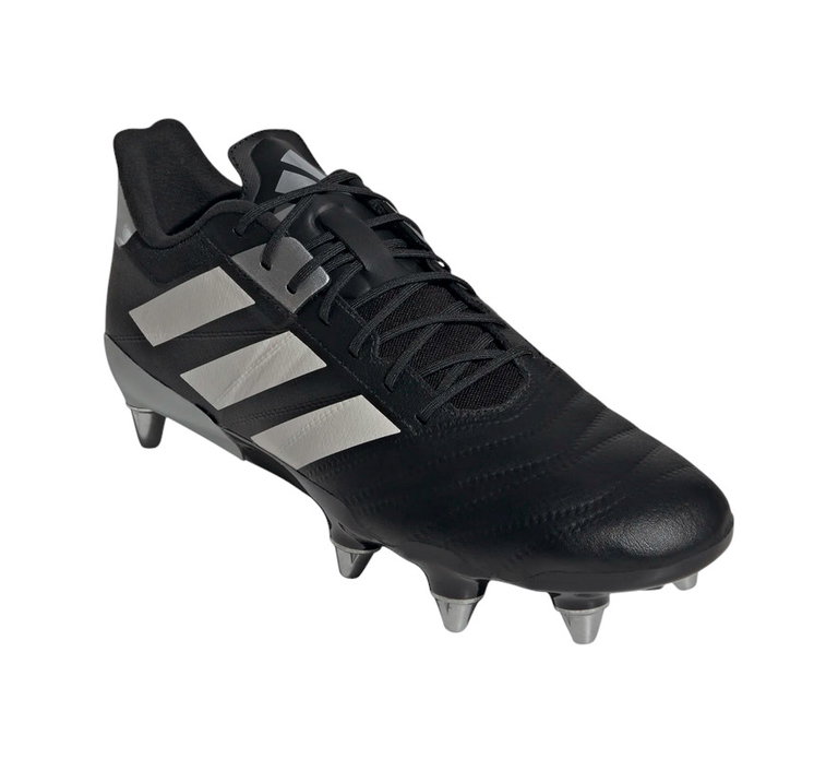 adidas Rugby-Fussballschuhe Kakari RS SG (für weiche Böden) schwarz/silber Herren