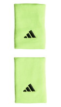 adidas Sweatband Wrist Jumbo #24 lime green - 2 pieces