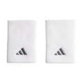 adidas Sweatband Wrist Jumbo white/silver - 2 pieces