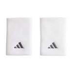 adidas Schweissband Handgelenk Jumbo weiss/silber - 2 Stück