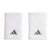 adidas Sweatband Wrist Jumbo white/silver - 2 pieces