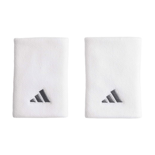 adidas Schweissband Handgelenk Jumbo weiss/silber - 2 Stück