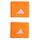 adidas Schweissband Handgelenk Small orange - 2 Stück