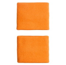 adidas wrist sweatband Small orange - 2 pieces