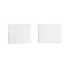 adidas Schweissband Handgelenk Small weiss/orange - 2 Stück