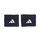adidas wrist sweatband Small navy blue - 2 pieces