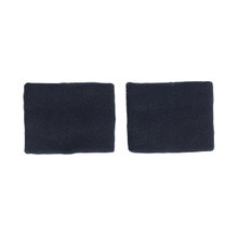 adidas wrist sweatband Small navy blue - 2 pieces