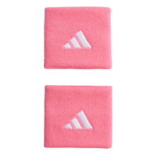 adidas wrist sweatband Small pink - 2 pieces
