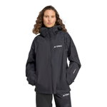adidas Skijacke Terrex Xperior Hybrid PRIMEKNIT CLIMAPROOF+ (wasserdicht) schwarz Damen