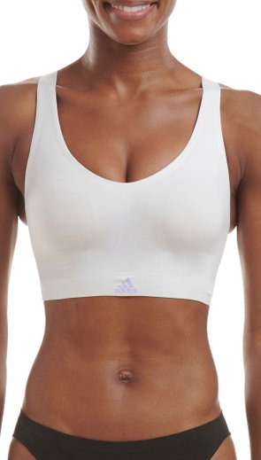 adidas Funktionsunterwäsche Sport-Bra Bralette (4-Wege-Stretch) weiss Damen