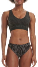 adidas Funktionsunterwäsche Sport-Bra Bralette (4-Wege-Stretch) schwarz/grau Damen