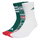 adidas Sportsocken Christmas Graphic Crew (Baumwollmix) weiss/grün - 3 Paar