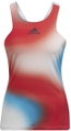 adidas Top tenisowy Melbourne Printed Y-czarny czerwony/niebieski/biały damski