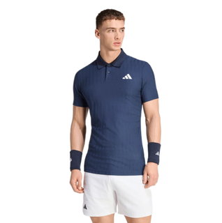 adidas Tennis-Polo Climacool+ Airchill Freelift (schmal geschnitten, rec. Polyester) 2026 navyblau Herren