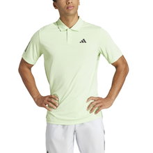 adidas Tennis Polo Club 3 Stripes #24 lime green Men's