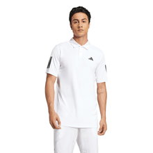 adidas Tennis Polo Club 3-Stripes 2025 white men's