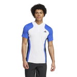 adidas Tennis-Polo Pro FreeLift Heat.Rdy weiss/blau/schwarz Herren
