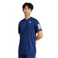 adidas Tennis-Tshirt Club Tennis Climacool 3-Streifen dunkelblau Herren