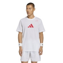 adidas Tennis Tshirt Category Graphic (Baumwollmix) weiss Herren