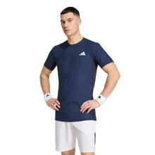 adidas Tennis T-shirt Climacool+ Airchill Freelift (slim fit, optimal freedom of movement) 2026 navy blue men's