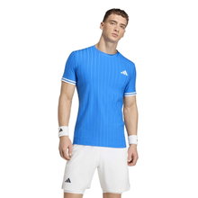 adidas Tennis Tshirt Climacool Freelift Pro (schmal, optimale Bewegungsfreiheit) blau Herren