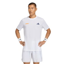 adidas Tennis T-shirt Hot Egg Graphic (Cotton Blend) white Men's