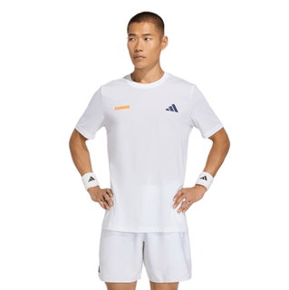 adidas Tennis Tshirt Hot Egg Graphic (Baumwollmix) weiss Herren