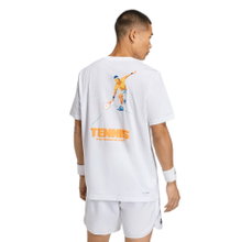 adidas Tennis T-shirt Hot Egg Graphic (Cotton Blend) white Men's