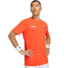 adidas Tennis T-shirt Hot Egg Graphic (Cotton Blend) orange Men's