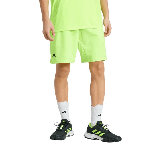 adidas Tennishose Club Climacool 3-Streifen Short kurz limegrün Herren