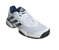 adidas Tennisschuhe Barricade Allcourt 2025 weiss/blau/schwarz Kinder