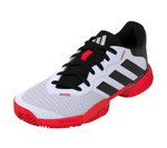 adidas tennis shoes Barricade Allcourt 2025 white/black/red children