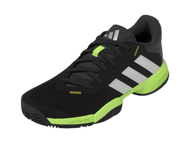 adidas tennis shoes Barricade Allcourt 2025 black/lime children