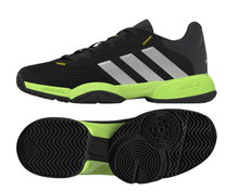 adidas tennis shoes Barricade Allcourt 2025 black/lime children