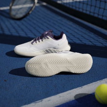 adidas Defiant Speed Allcourt Tennis Shoes 2025 white/purple ladies