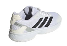 adidas buty tenisowe Ubersonic Allcourt 2025 białe/srebrne dziecięce