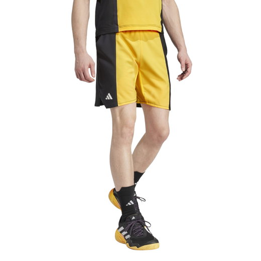 adidas Tennishose Short HEAT.RDY Ergo 7in kurz gelb/schwarz Herren