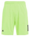 adidas Tennishose Short Club 3-Streifen 2025 limegrün Jungen