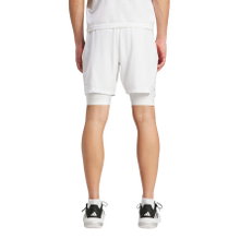 adidas Pro Aeroready 2in1 Tennis Shorts (Short+Tight) white Men's