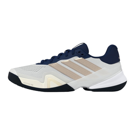 adidas Tennis Shoes Barricade 14 Allcourt/Stability 2025 white/navy blue Men's