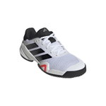 adidas buty tenisowe Barricade Allcourt 2026 białe/czarne dziecięce