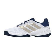 adidas tennis shoes Barricade Allcourt 2026 white/navy blue children