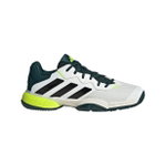 adidas Tennisschuhe Barricade Allcourt 2025 weiss/dunkelgrün Kinder